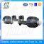 six spoke wheel semi trailer English type axle