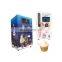 Commercial coin operated soft serve ice cream frozen yogurt vending machine