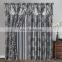 Jacquard Valance Fabric Curtains With Taffeta Backing And Tassels