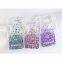 Clear transparent tpu+pc bling bling glitter mobile phone case back cover