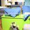 2020 China Wholesaler Luxury Plain Washed Microfiber Blue Grey Bedding Cover Set