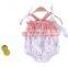 2020 summer  baby girl's bow Little Daisy raindrop hooded Halter skirt BODYSUIT