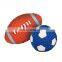 HQP-WJ113 HongQiang Hot style dog toy latex rugby ball tennis dog bite voice ball pet toy
