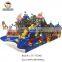 Large castle style ,Eco-friendly kids paradise indoor playground with slide