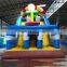 Outdoor Children Amusement Park Steamer Theme Inflatable Bouncy Slides For Sale