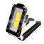 New Magnetic Base  Rechargeable Folding COB LED Working Light for Car Workshop