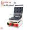 baking equipment waffle making machine pancake waffle maker with 9 holes for sale
