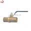 JD-4003 cast steel female threaded end ball valve with  one piece body
