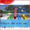 Commercial Water Park Slides For Swimming Pools With Rainbow Slides