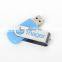 Swivel Pen Drive USB 2.0 Custom Logo 32gb 64gb Usb Flash Drive, Usb Stick For Cooperation Gift