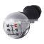 5 Speed Manual Gear Shift Knob Matte Silver Lever Shifter Gear Stick For Peugeot 106 206 306 406 107 207 307 407