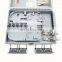 PC ABS  Fiber Termination Box with stainless steel angle adapter FDB Fiber Pigtail 1&8 distribution box fiber