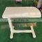 Hospital Furniture Overbed Table ABS Plastic Food Tray Laptop Table with Wheels