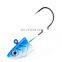 Artificial Big Paddle Tail T Shape Tail 9cm 5g 12g 25g Soft Bait Jig Head Hook Fishing Soft Lure