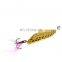 2.5/3.5/5/7/10/15g High Quality New Design Glow  In Dark Leech Luminous Metal Spoon Fishing