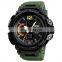 SKMEI 1343 3time zone colorful waterproof relojes hombre wristwatch wrist watch manufacturers men's military watch