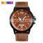 Hot items Skmei brand 9115 vintage quartz watch big strap leather relojes de hombre waterproof watches