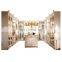 CBMMART 2019 Light luxury gold wardrobe /outline in gold extravagant walk-in closet