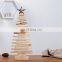 Small wood Christmas trees simple design X-mas tree table decoration ornaments