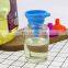 Kitchen Tools Silicone Foldable Portable Household Liquid Dispensing Funnels