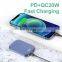 Mini portable qi magnetic power bank 5000 mah 10000 mah magnetic mini power bank with magneti