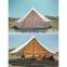 Teepee Yurt Glamping Luxury Dome Tent For Sale Resorts 3M 5M 6M Canvas Bell Glamping Tent