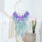 Morden Style Led Dreamcatcher Sun Catcher Moon Luna Handmade Wind Chimes Home Big Size Macrame Folk Art Dream Catcher