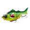 JOHNCOO10g 22.5g Bass Whopper Fish Lure Sinking Swimbait Segmented Multi Jointed lifelike Propeller Hard Fishing Lures Hard Bait