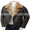 Fashion Design Brown Sheepskin Gent leather jackets