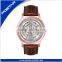 OEM&ODM Mechanical Watch with Stainless Steel Band or Genuine Leather Strap