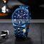 NIBOSI Custom Logo Watch Brand Luxury Watch For Men Sport Waterproof Chronograph Stainless Steel Quartz Mens Watches