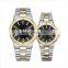 Custom your logo design Japan movement stainless steel bracelet hand watch quartz couple watch