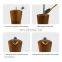 Acacia Wood Mill Set Durable Ceramic Grinding Mechanism Refillable Wood Salt And Pepper Grinder Set