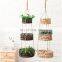 Hot Sale Natural Water Hyacinth 3 Tier Hanging Fruit Basket, Hanging Plant Basket Cheap WHolesale