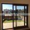 Yekalon Wooden Grain Filmed oversized Fancy Design UPVC window  wooden like Sliding pvc window
