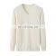 Factory Wholesale Custom Women's V-Neck Knitted Cashmere Pullover 100% Pure Cashmere Solid Casual Winter Collection