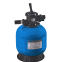 Outdoor Above-Ground Swimming Pool Sand Filter System with 7-Way Multi-Port Valve Fiberglass Pool Filter