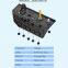 ZQS1455 OEM басовый портативный 4-дюймовый динамик мощностью 8 Вт беспроводной Bluetooth-динамик для на открытом воздухе