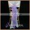 C003G white chiffon and burgundy organza ruffled wedding wholesale cheap chair covers