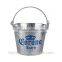 Rolling Rock Metal Ice Bucket,Galvanized Beer Bucket