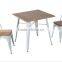 MCH-1508-6 Industrial chairs with wooden seat for cafes                        
                                                Quality Choice
