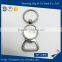 High Quanlity Stainless Steel Round Metal Bottle Opener Keychain