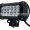 LED Auto lighting waterproof IP68 6.5 inch 36W dual row LED light bars for trucks