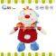2015 Best Design Plush Stuffed Red Lovely Clown Dolls for Kids