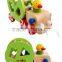 new product duck Sort roller wooden pull toys OEM wooden funny car toys with good quality EZ5094