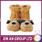 Custom men and women plush anime fun animal slippers