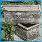 Cast stone garden furniture