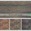 Green wood styles faux stone siding