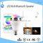 2015 Christmas Gift Led Bulb Bluetooth Speaker