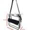 Approved clear messenger bag clear shoulder bag transparent purse with adjustable strap                        
                                                Quality Choice